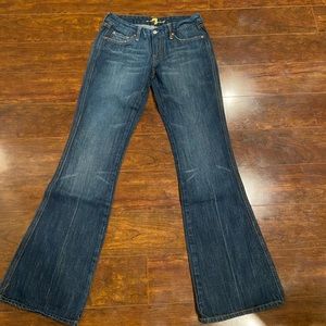 Seven for all mankind dark wash bootcut jeans. Size 28